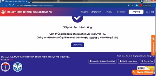 Người dân tự cập nhật các mũi tiêm vaccine COVID-19 lên Cổng thông tin tiêm chủng quốc gia -0