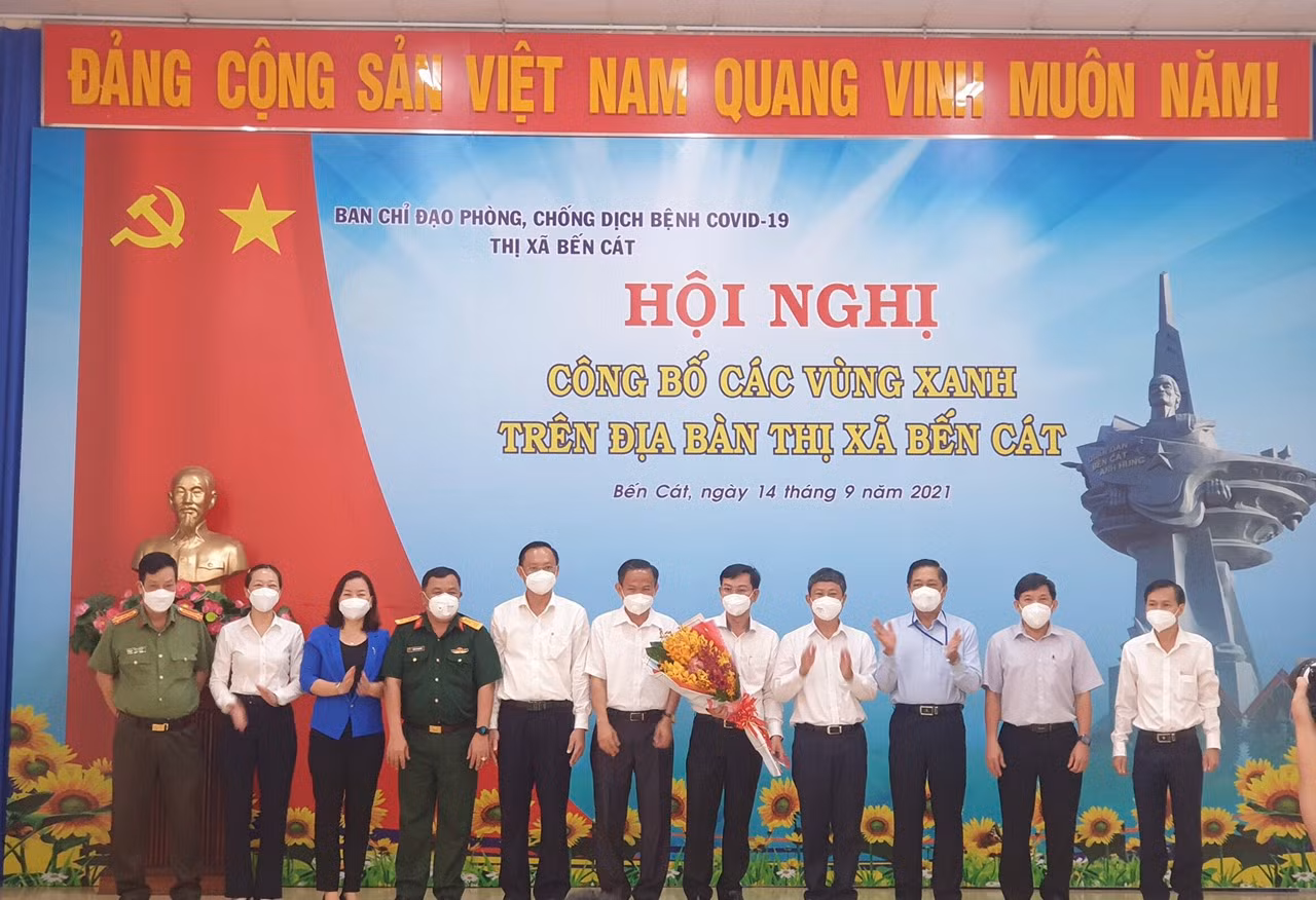 Bình Dương thêm thị xã Bến Cát công bố “vùng xanh” -0