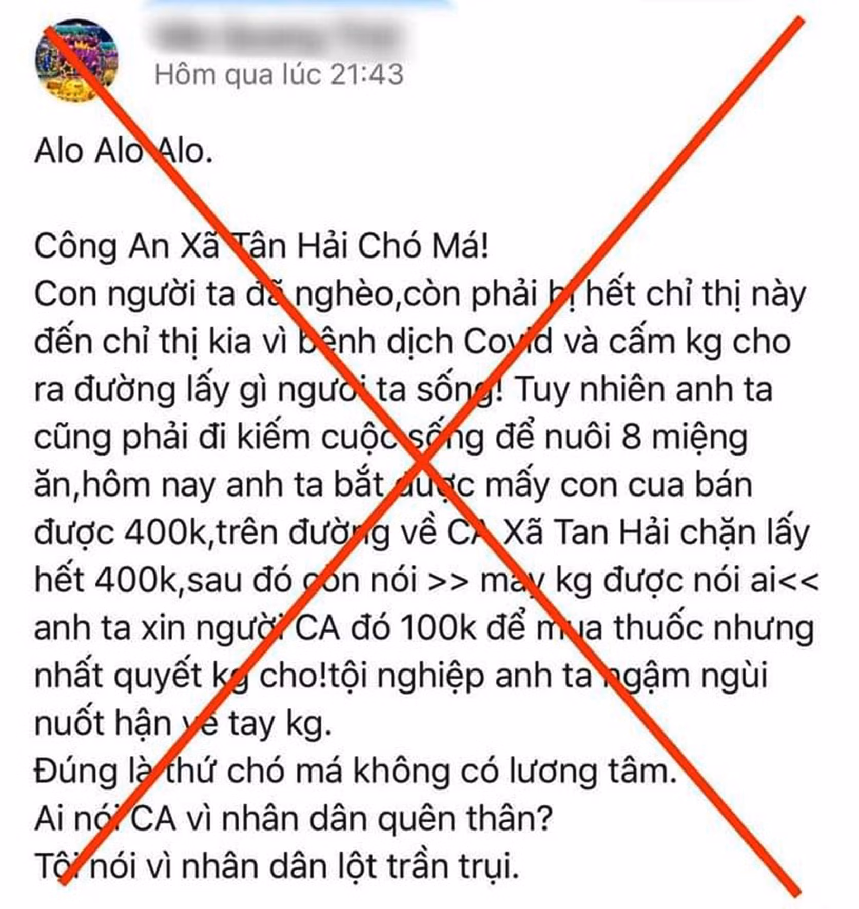 Xử lý đối tượng đăng tải thông tin sai sự thật lên mạng xã hội -0