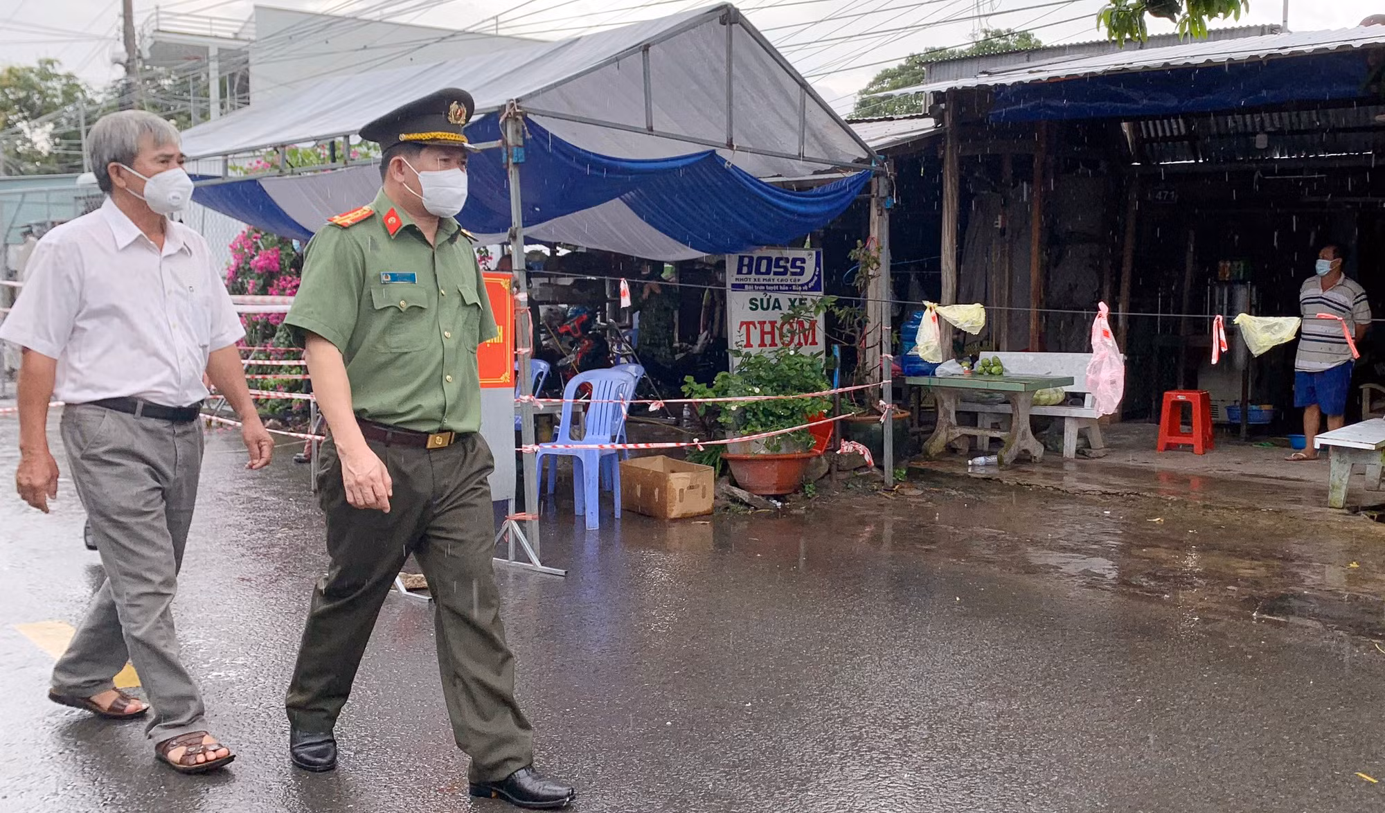 Công an tỉnh An Giang dồn lực dập dịch ở huyện biên giới An Phú -0