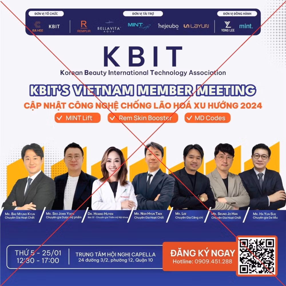 Kiểm tra đột xuất và đình chỉ hội thảo thẩm mỹ trái phép liên quan đến “Mr. Lee” -0