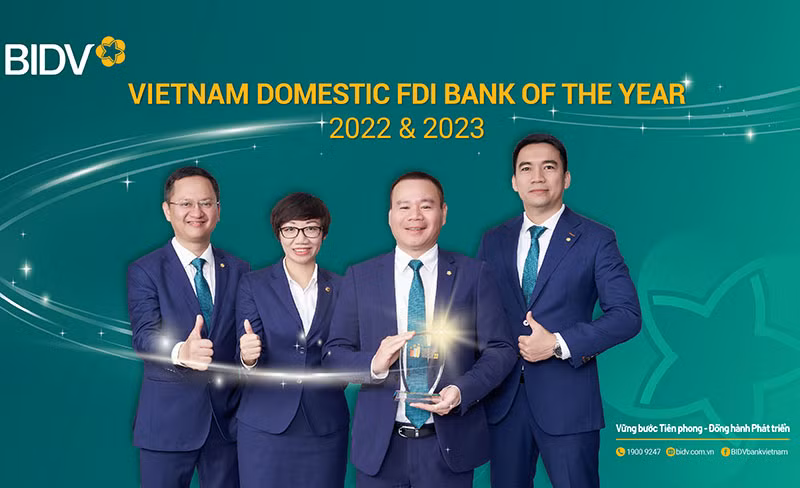 BIDV - ngân hàng phục vụ khách hàng FDI tốt nhất Việt Nam 2023 -0