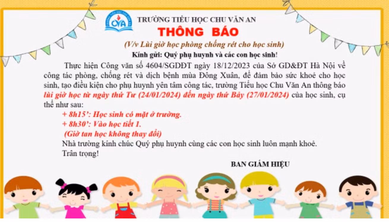 Miền Bắc tiếp tục rét buốt thêm 5 ngày, trường học linh động cho học sinh nghỉ học -0