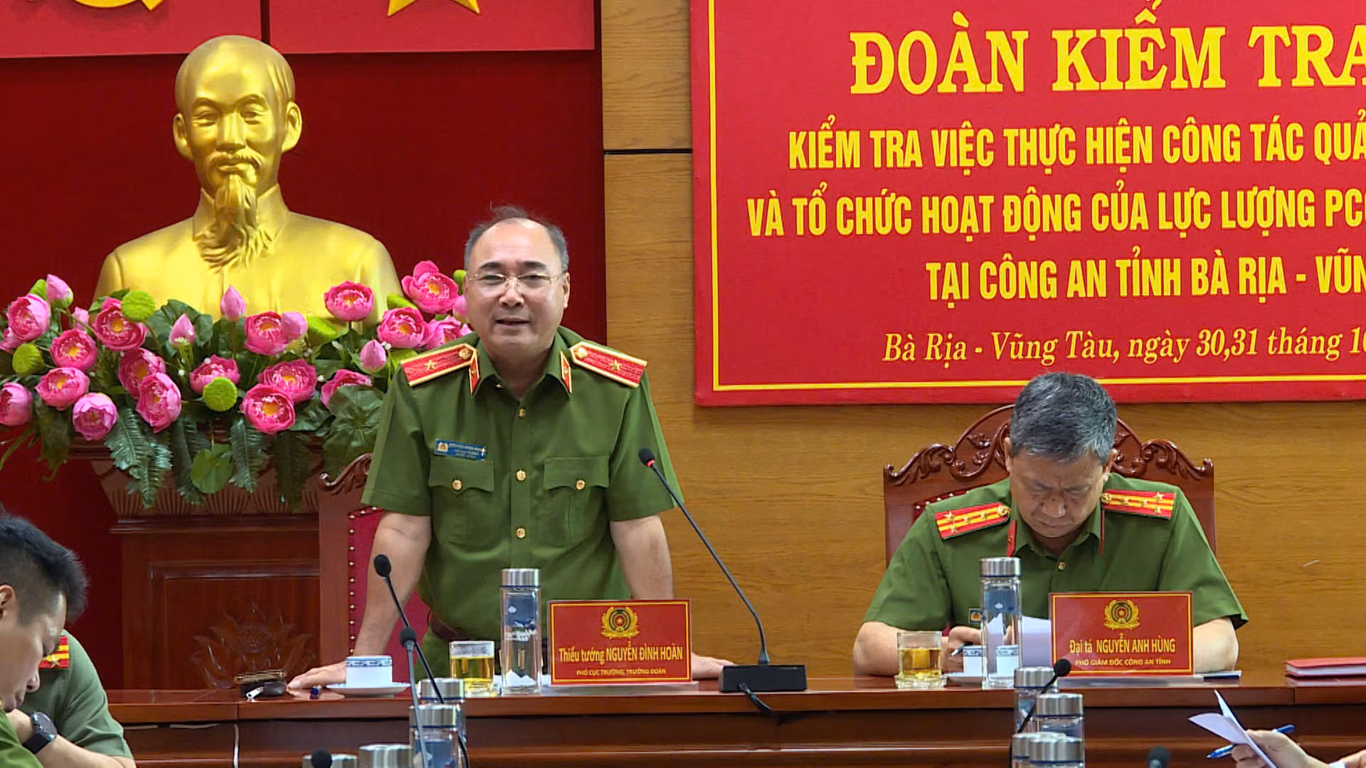 Kiểm tra hoạt động của lực lượng phòng cháy, chữa cháy chuyên ngành tỉnh Bà Rịa-Vũng Tàu -0