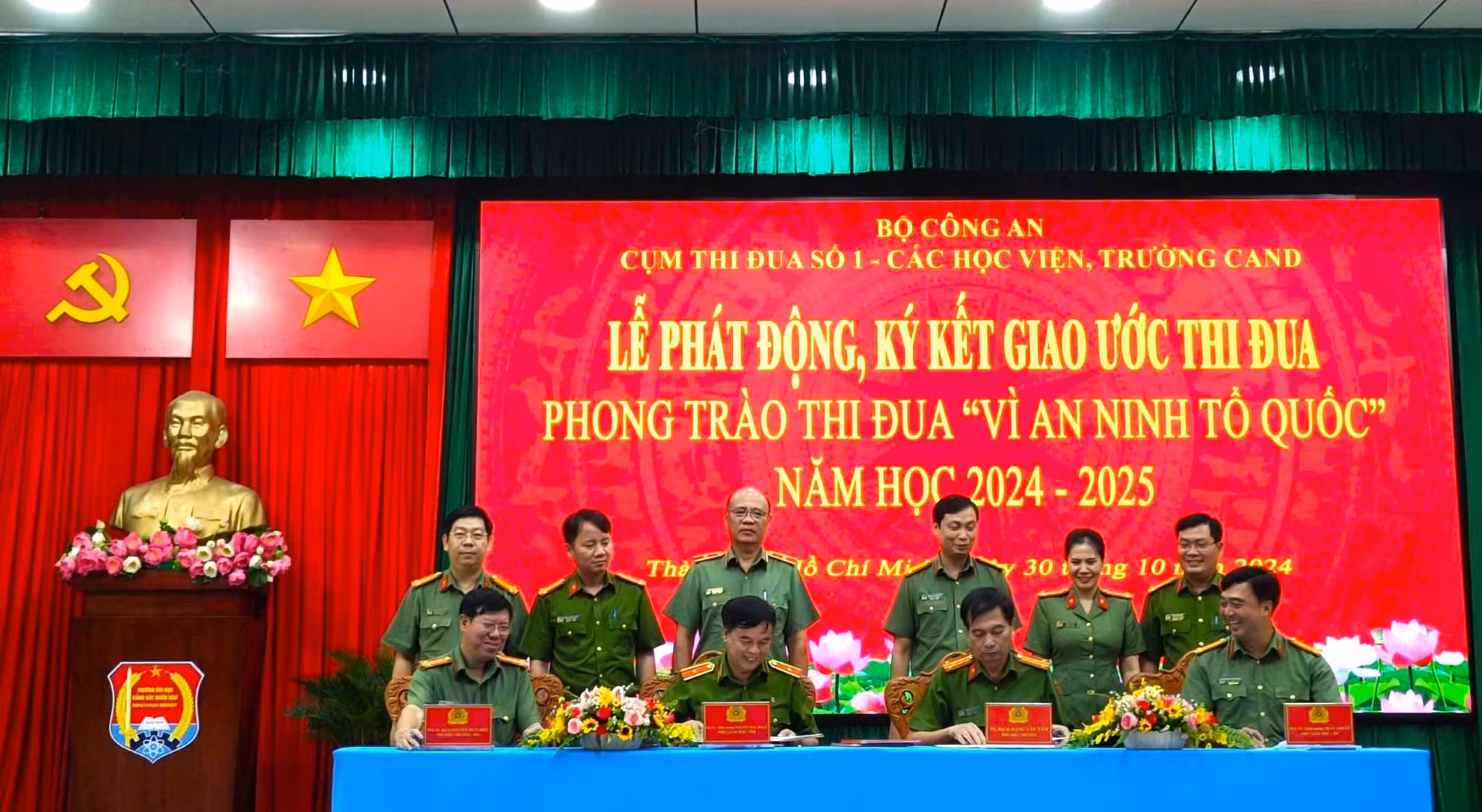 Cụm thi đua số 1 phát động phong trào “Vì an ninh Tổ quốc” năm học 2024 – 2025 -0