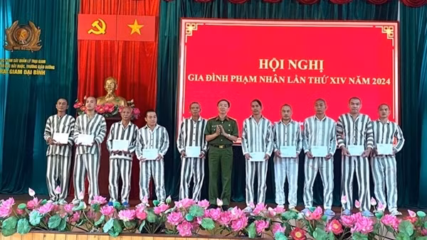 Ngày hội gia đình phạm nhân ở Trại giam Đại Bình