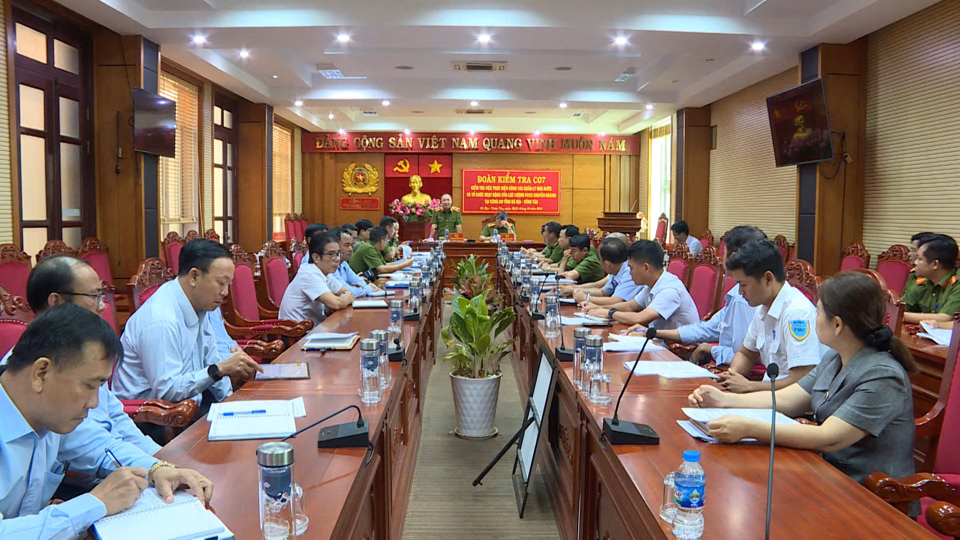 Kiểm tra hoạt động của lực lượng phòng cháy, chữa cháy chuyên ngành tỉnh Bà Rịa-Vũng Tàu -0