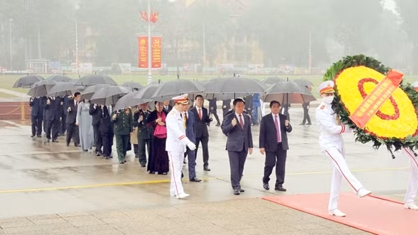 Lãnh đạo Đảng, Nhà nước vào Lăng viếng Chủ tịch Hồ Chí Minh