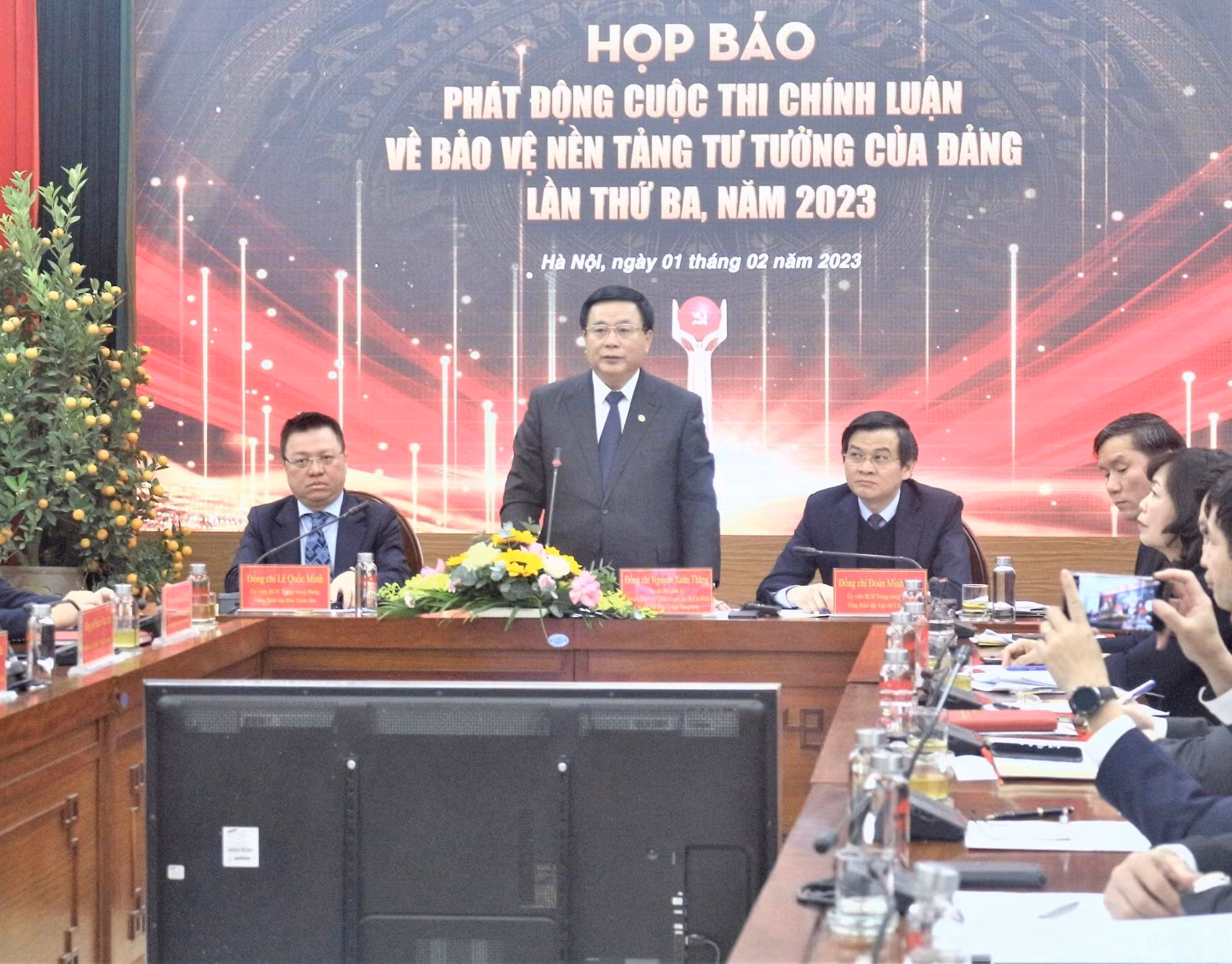 Phát động cuộc thi chính luận về bảo vệ nền tảng tư tưởng của Đảng lần thứ ba, năm 2023 -0