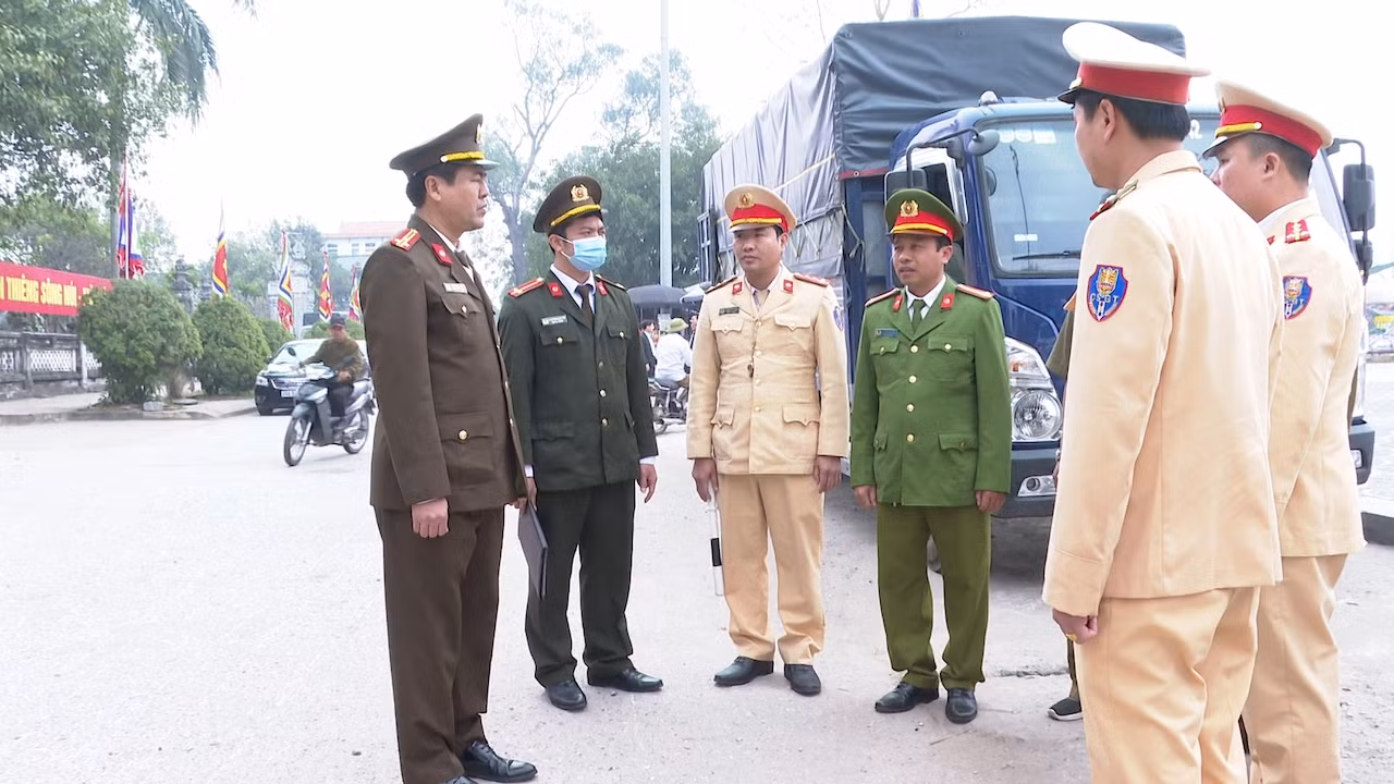 Tăng cường bảo đảm an toàn trước đêm khai mạc Lễ hội đền Trần tỉnh Thái Bình năm 2023 -0