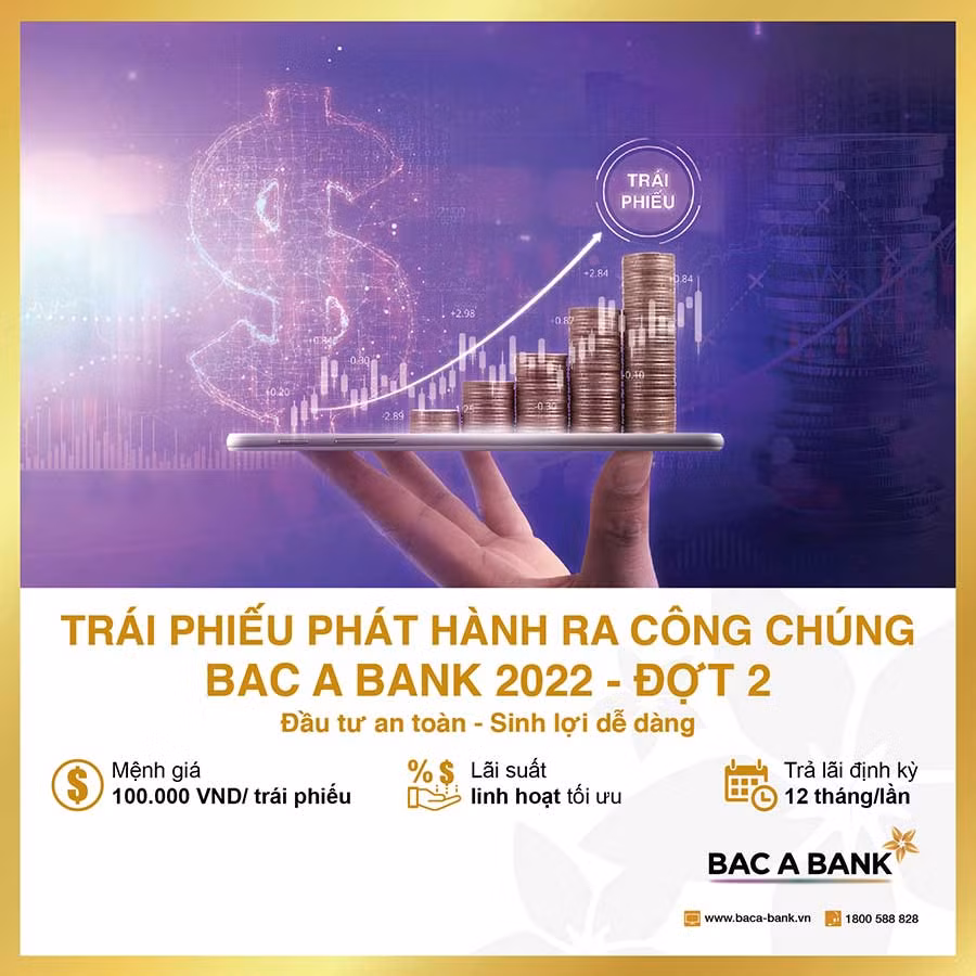 BAC A BANK tiếp tục chào bán hơn 25 triệu trái phiếu phát hành ra công chúng đợt 2 -0