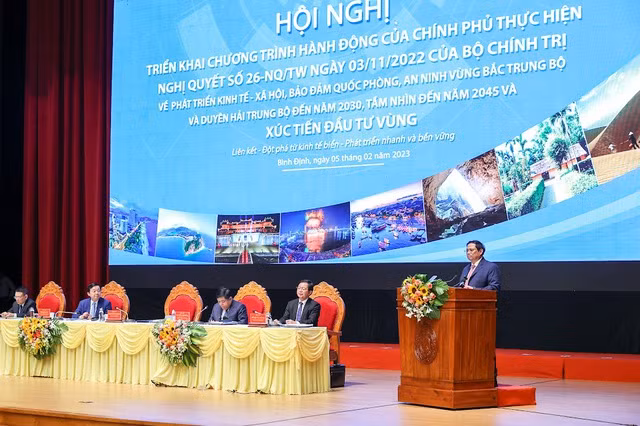 Thủ tướng: Quyết tâm biến Bắc Trung Bộ và Duyên hải Trung Bộ thành vùng đất giàu có, giàu bản sắc văn hóa và nhiều đột phá hơn nữa -0