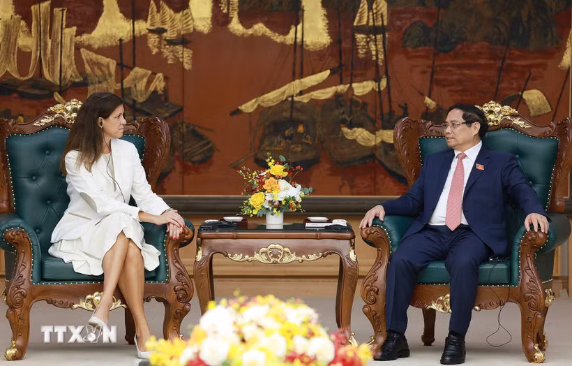 Thủ tướng Phạm Minh Chính tiếp lãnh đạo Công ty GE Vernova của Hoa Kỳ -0