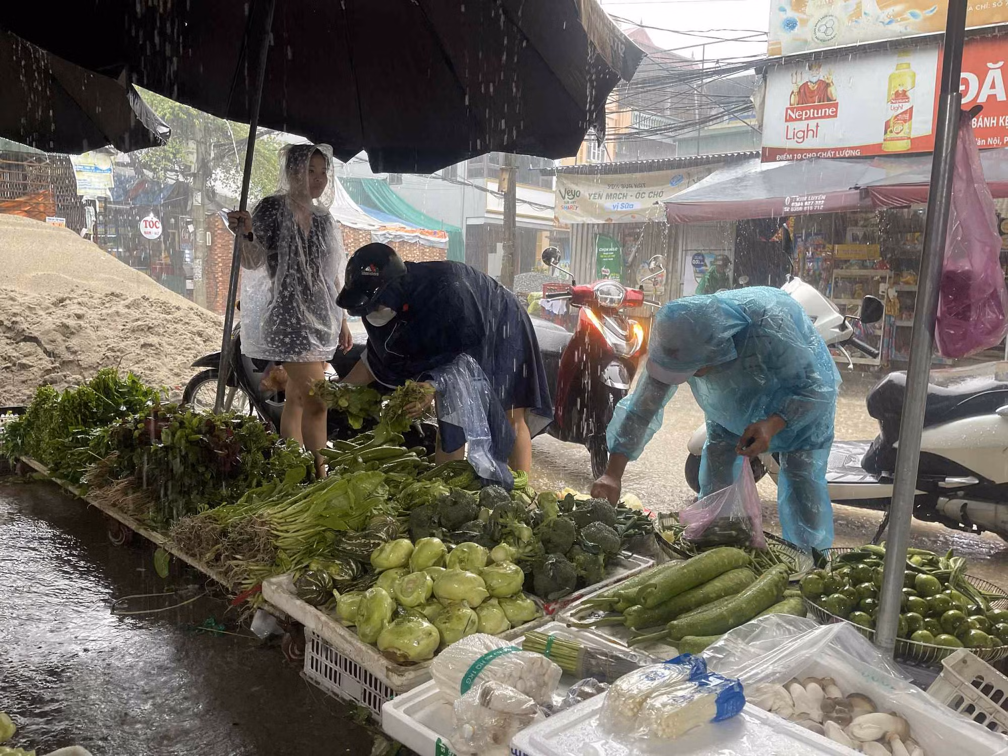 Mưa bão giá nguồn cung hàng hoá, giá cả rau xanh vẫn giữ ổn định -0