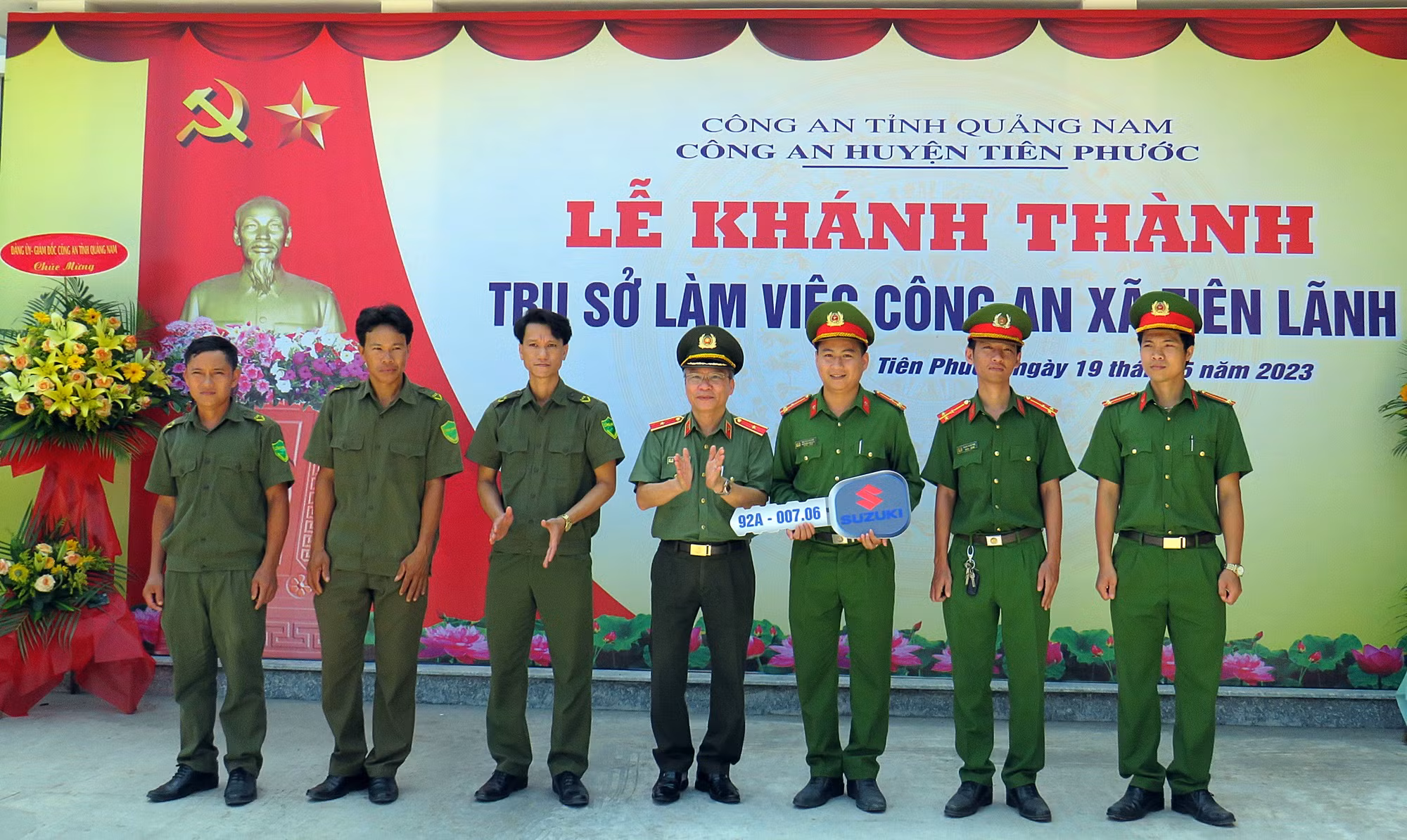 Khánh thành trụ sở Công an xã đầu tiên tại Quảng Nam -0
