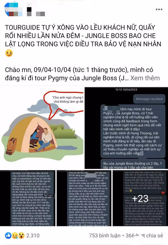 Làm rõ vụ nữ du khách tố nam hướng dẫn viên xin “ngủ chung” -0