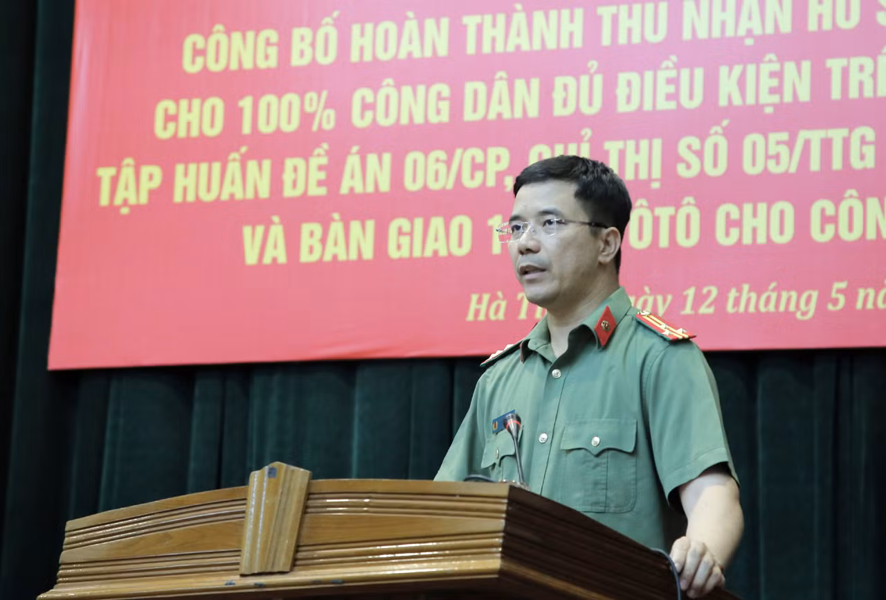Hà Tĩnh công bố hoàn thành cấp CCCD gắn chip cho 100% công dân -0