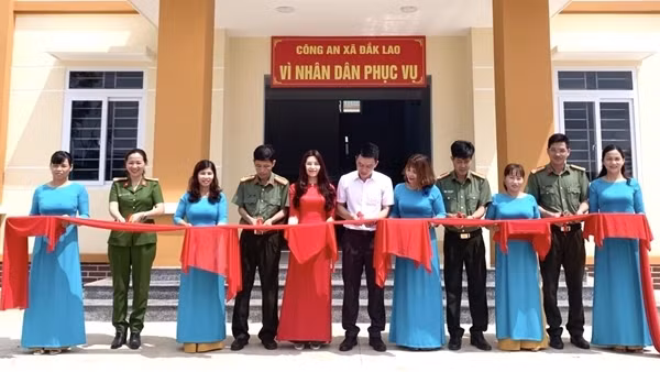 Khánh thành trụ sở Công an xã biên giới Đắk Lao