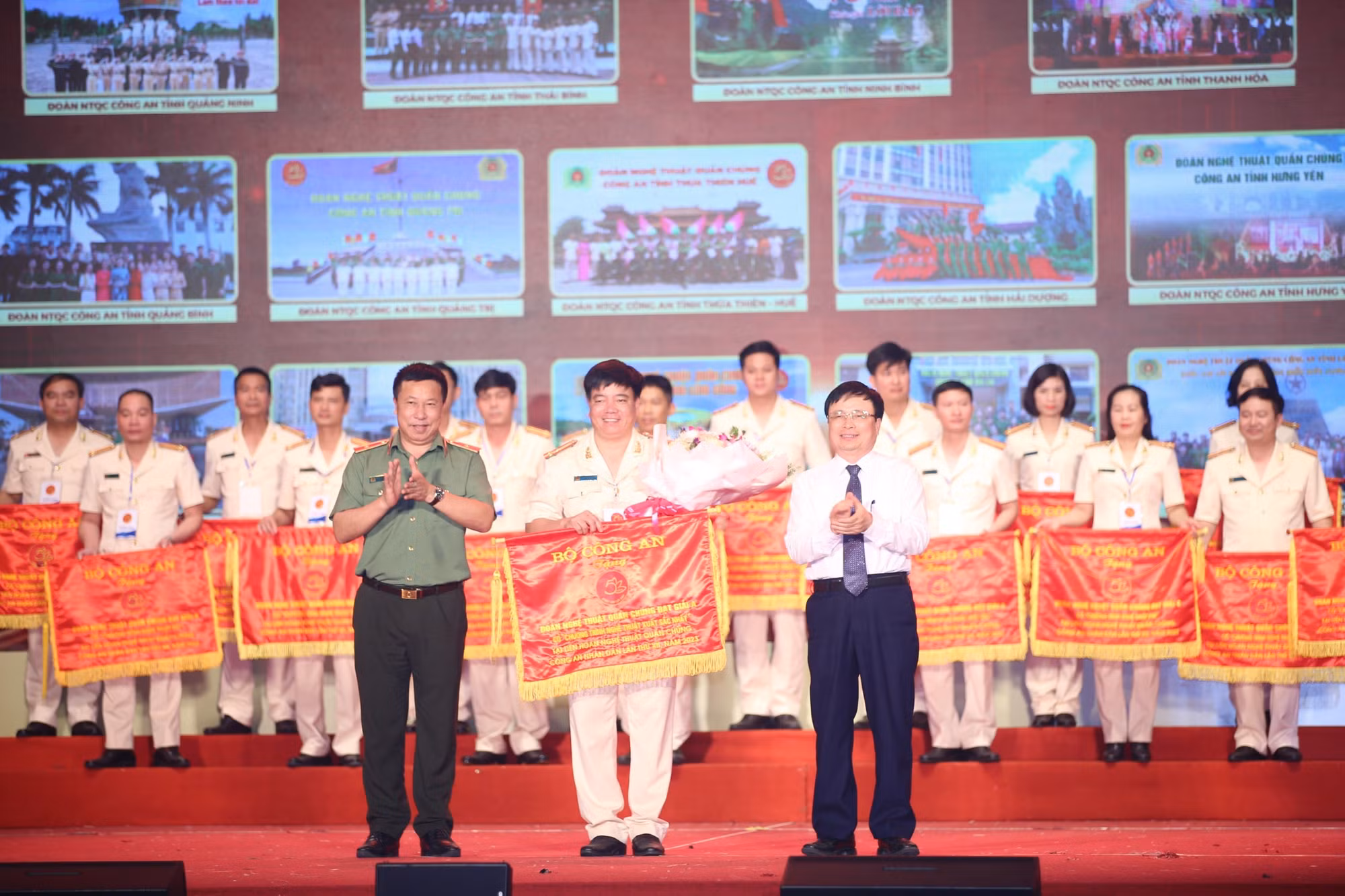 Nhiều tiết mục xuất sắc tại Liên hoan NTQC CAND năm 2023, khu vực IV -0
