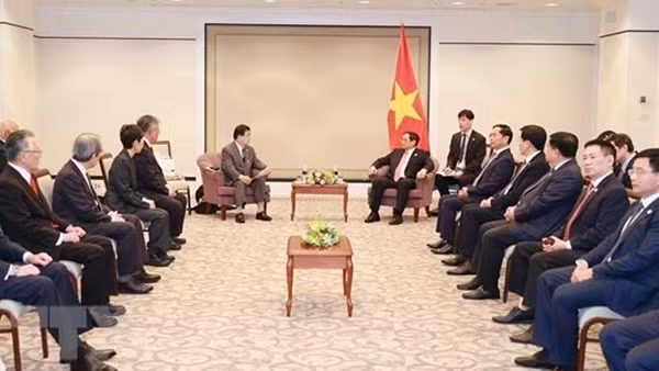 Thủ tướng tiếp lãnh đạo các hội hữu nghị Nhật Bản-Việt Nam