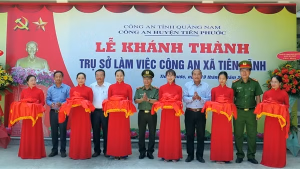 Khánh thành trụ sở Công an xã đầu tiên tại Quảng Nam