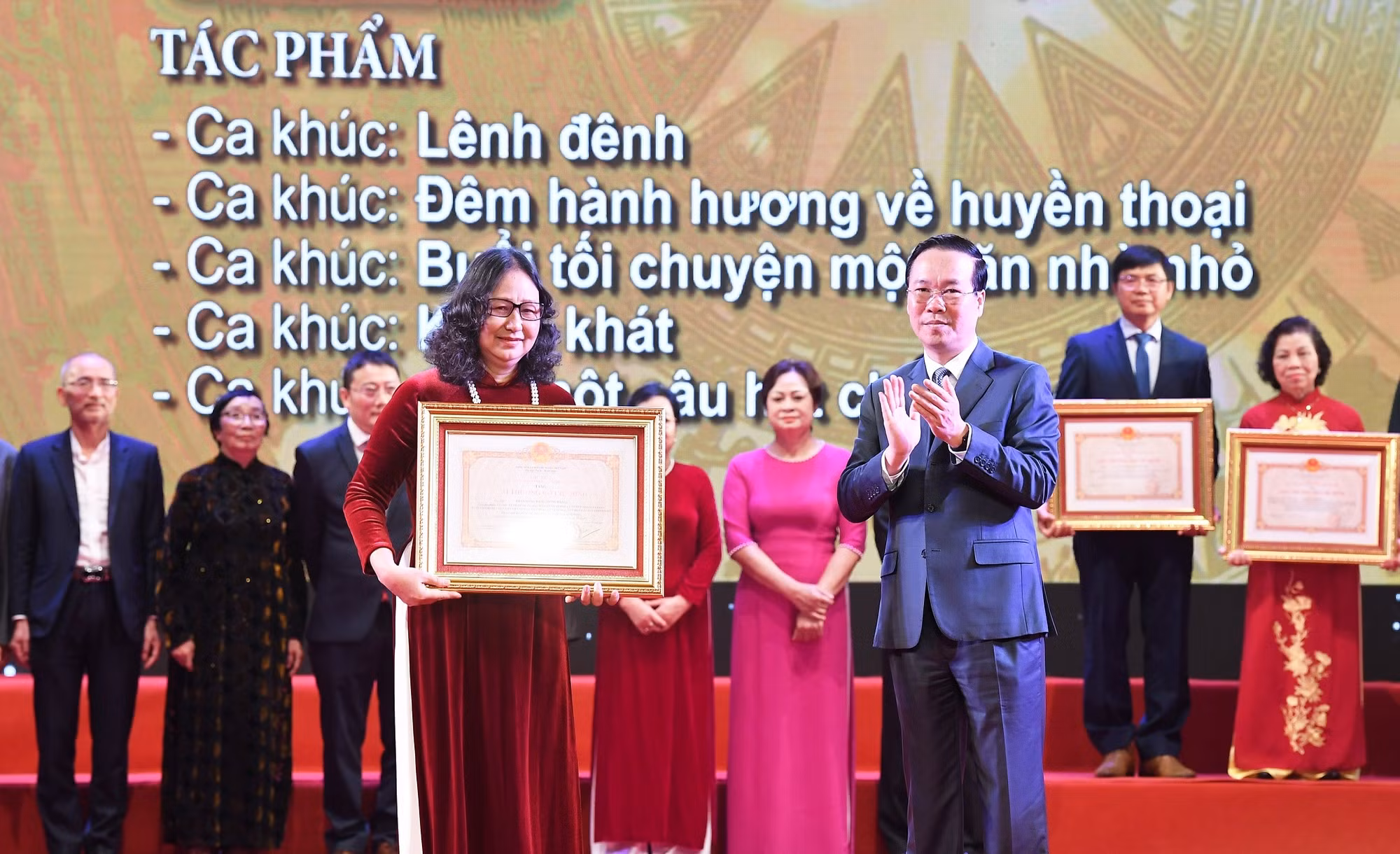 Trao Giải thưởng Hồ Chí Minh, Giải thưởng Nhà nước về văn học nghệ thuật năm 2021 -0
