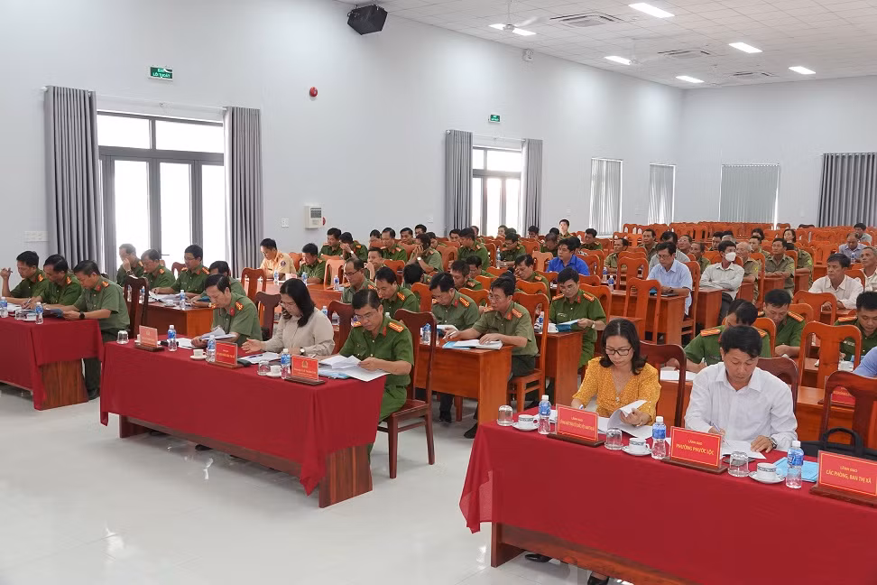 Triển khai xây dựng Công an phường kiểu mẫu về an ninh trật tự -0
