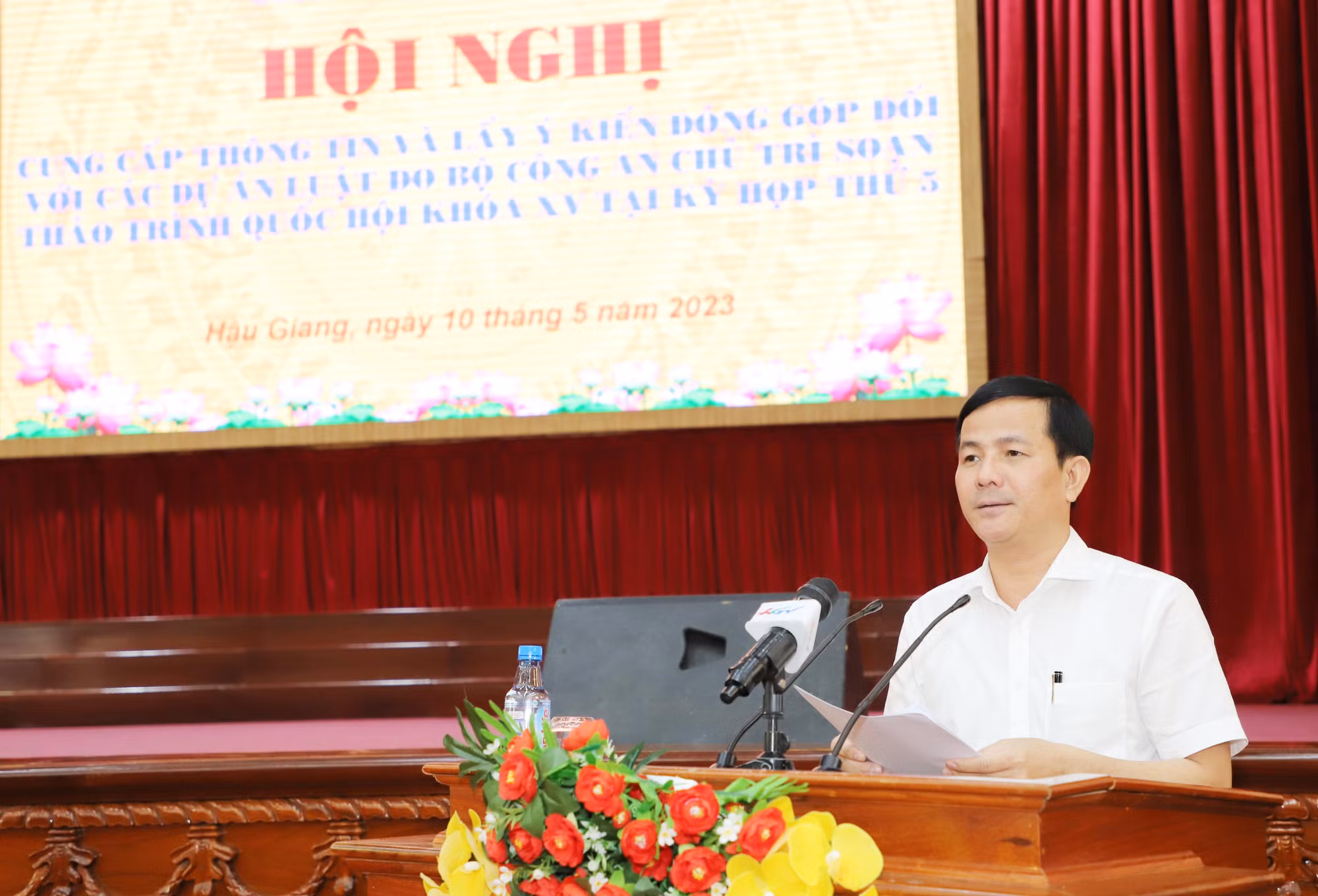 Hậu Giang: Lấy ý kiến đóng góp các dự án luật do Bộ Công an chủ trì soạn thảo trình Quốc hội khóa XV -0