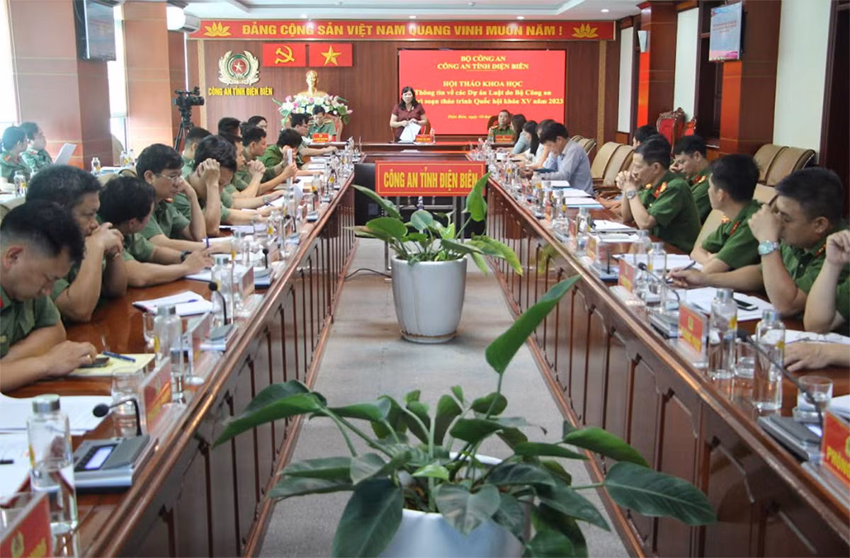 Hội thảo khoa học thông tin về Dự án luật do Bộ Công an chủ trì soạn thảo -2