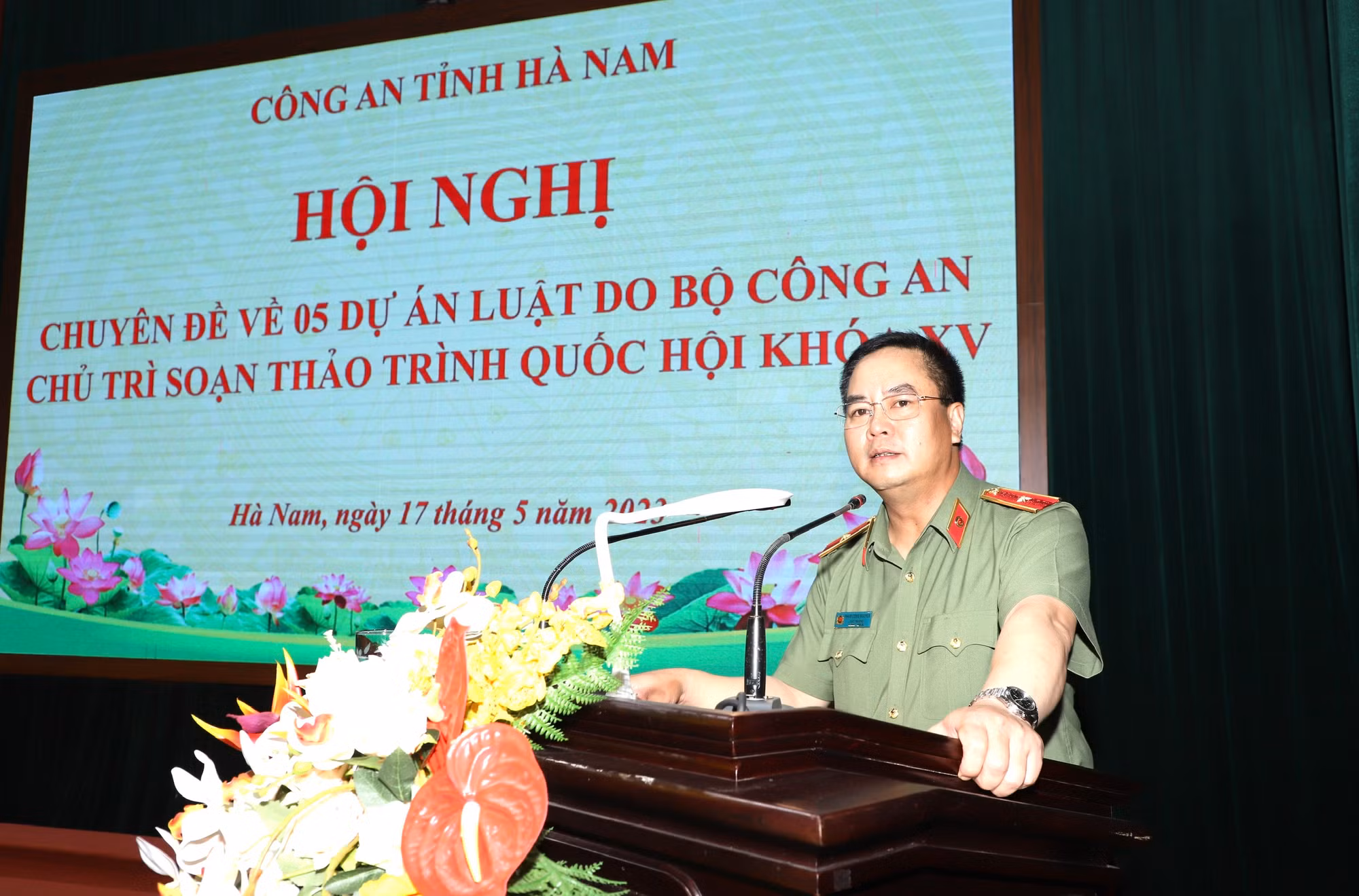 Thảo luận, đóng góp ý kiến đối với 5 dự án Luật do Bộ Công an chủ trì soạn thảo tại Hà Nam -0