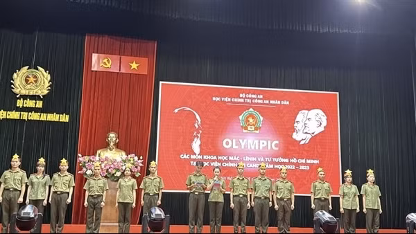 Sôi nổi cuộc thi Olympic Mác Lênin, Tư tưởng Hồ Chí Minh tại Học viện Chính trị CAND