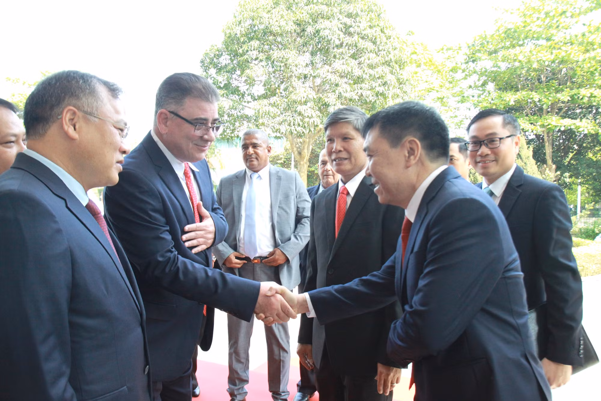 Bộ trưởng Bộ Nội vụ Cu ba đến thăm, làm việc với Cục Công nghiệp An ninh -0