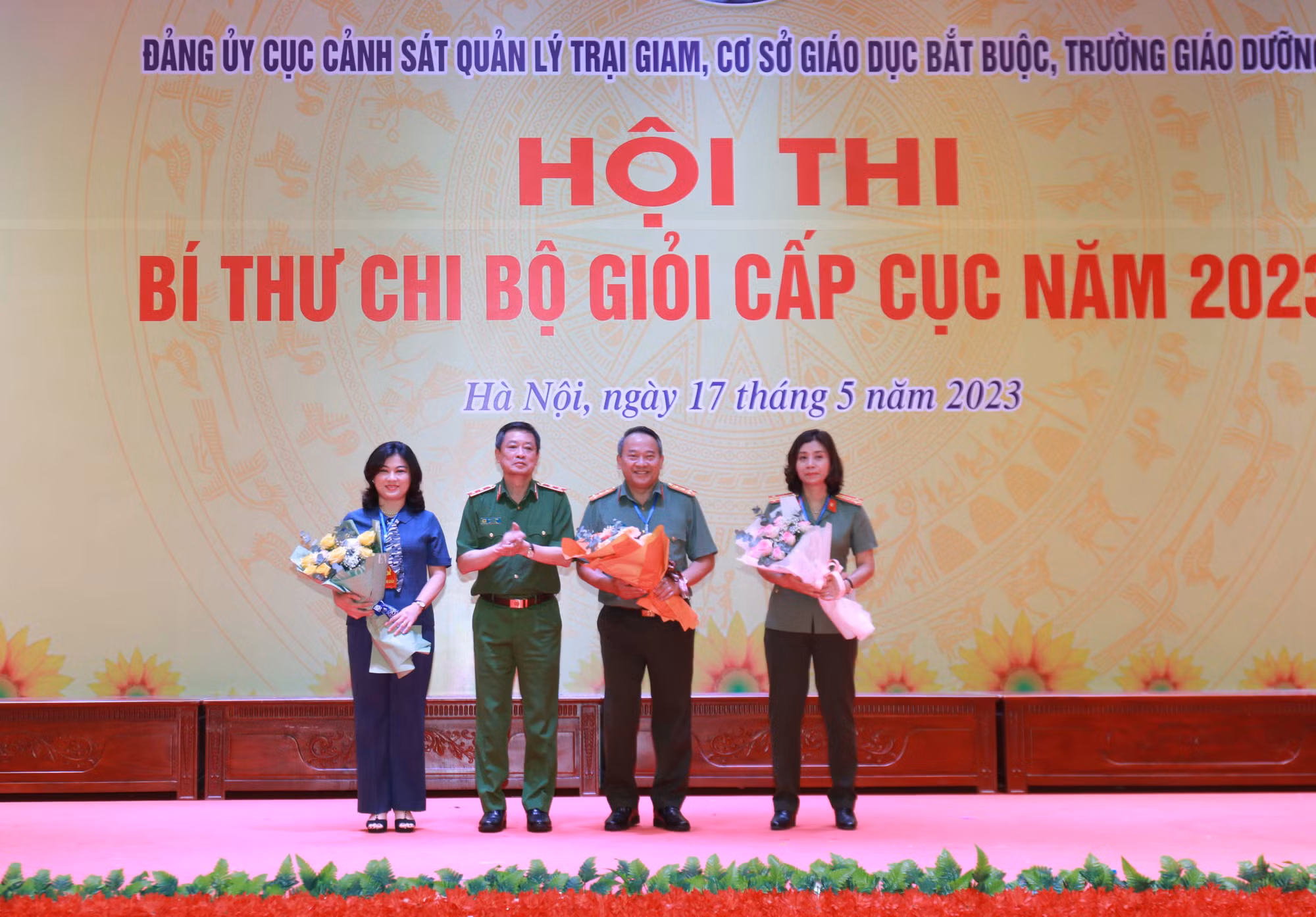 Sôi nổi chung kết hội thi Bí thư chi bộ giỏi lực lượng Cảnh sát trại giam -3