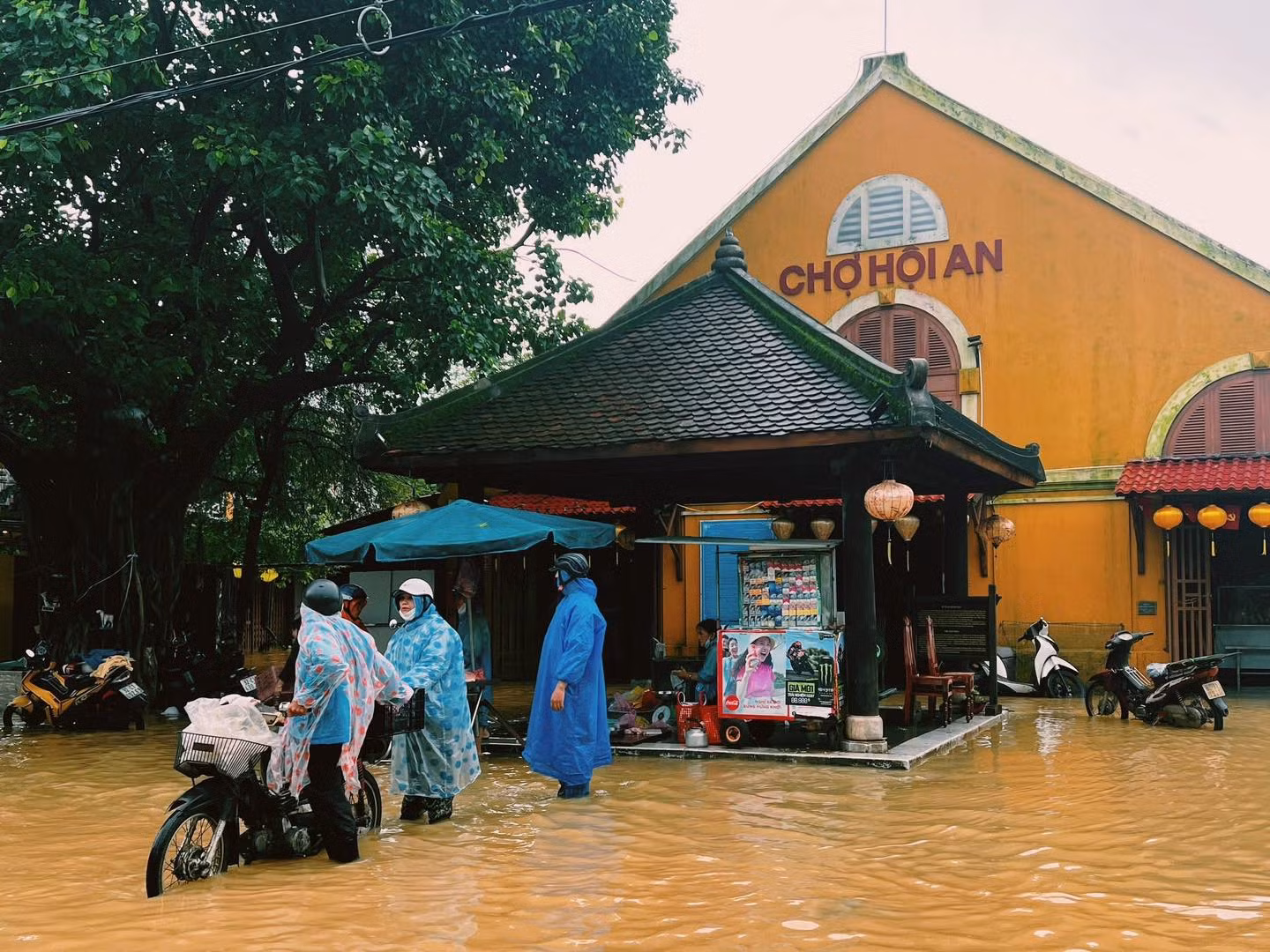 Mưa lớn suốt đêm, nhiều khu vực ở Đà Nẵng ngập sâu trở lại -1