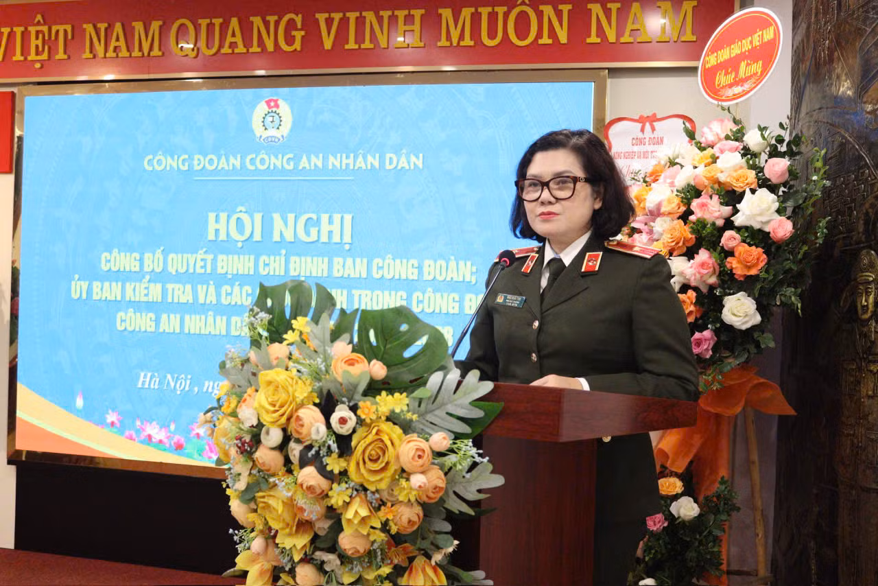 Công bố quyết định chỉ định Ban Công đoàn và Ủy ban Kiểm tra Công đoàn CAND -0