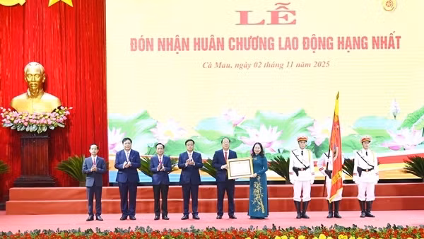 Phó Chủ tịch nước Võ Thị Ánh Xuân dự Đại hội thi đua yêu nước tỉnh Cà Mau