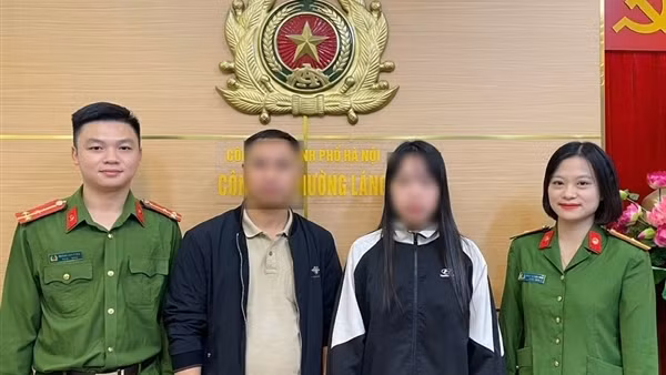Nữ sinh Nghệ An bỏ nhà đi đã được Công an phường Láng tìm thấy