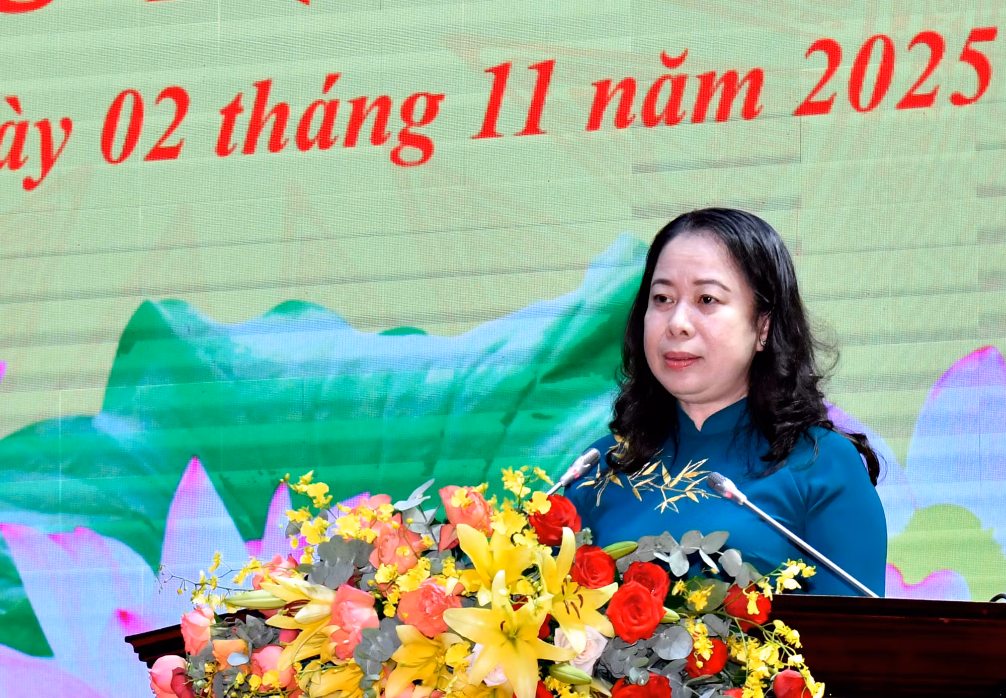 Phó Chủ tịch nước Võ Thị Ánh Xuân dự Đại hội thi đua yêu nước tại Cà Mau -0
