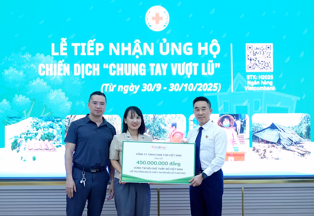 Care For Việt Nam tiếp tục được vinh danh “Doanh nghiệp vì Cộng đồng” tại Saigon Times CSR 2025 -0