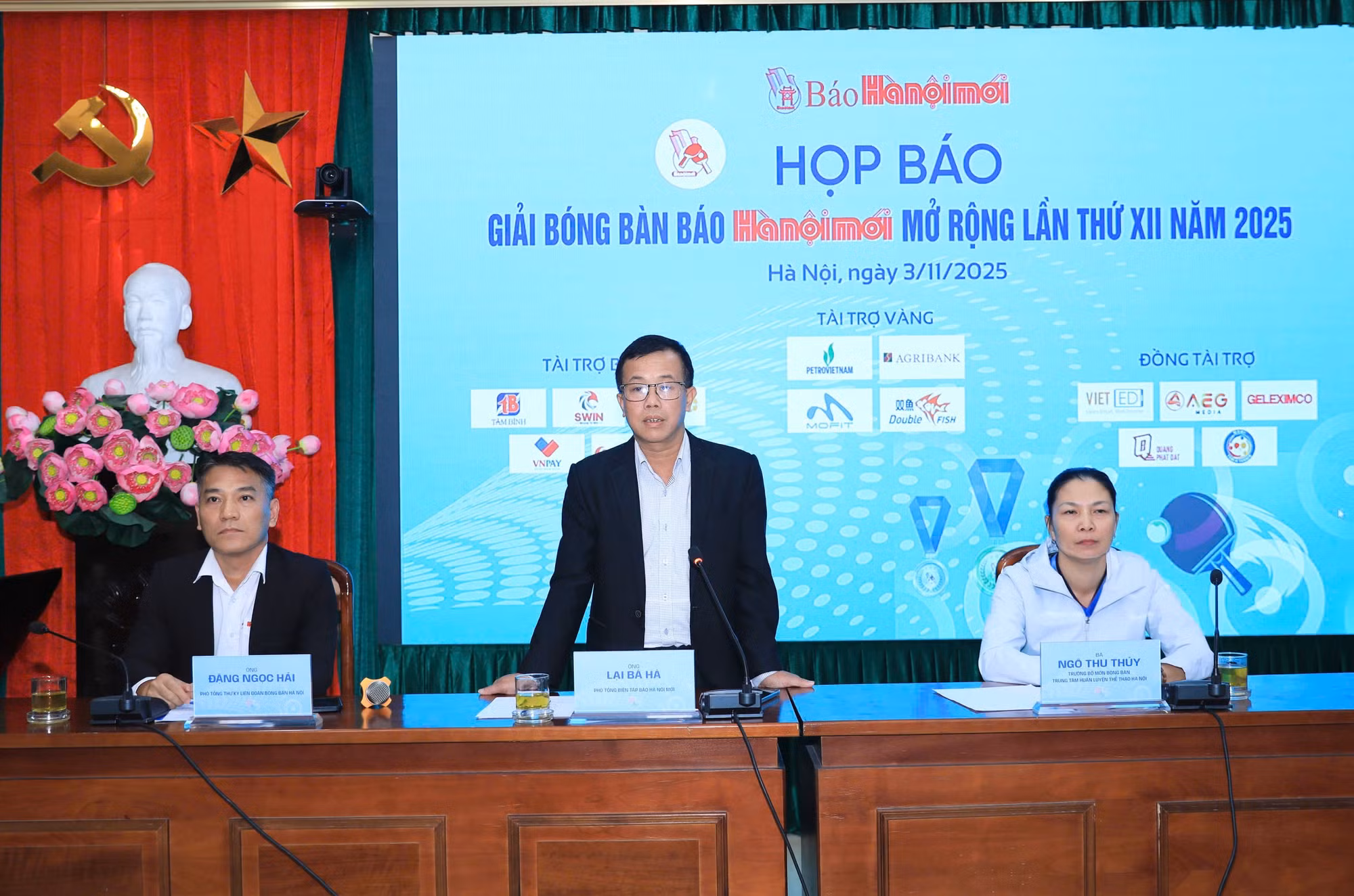 CLB CAND - T&T tham dự Giải Bóng bàn Cúp Báo Hà Nội Mới lần thứ XII -0