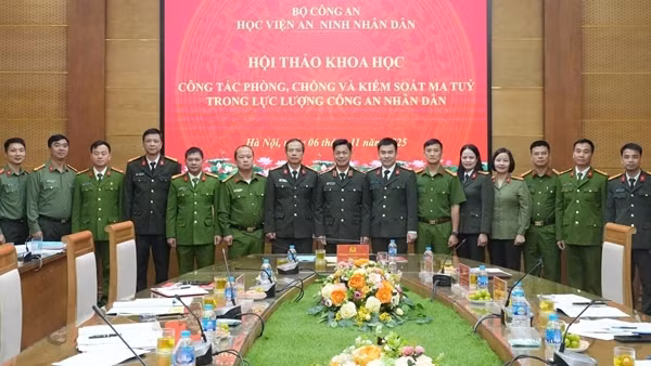 Hội thảo khoa học “Công tác phòng, chống và kiểm soát ma túy trong lực lượng CAND”