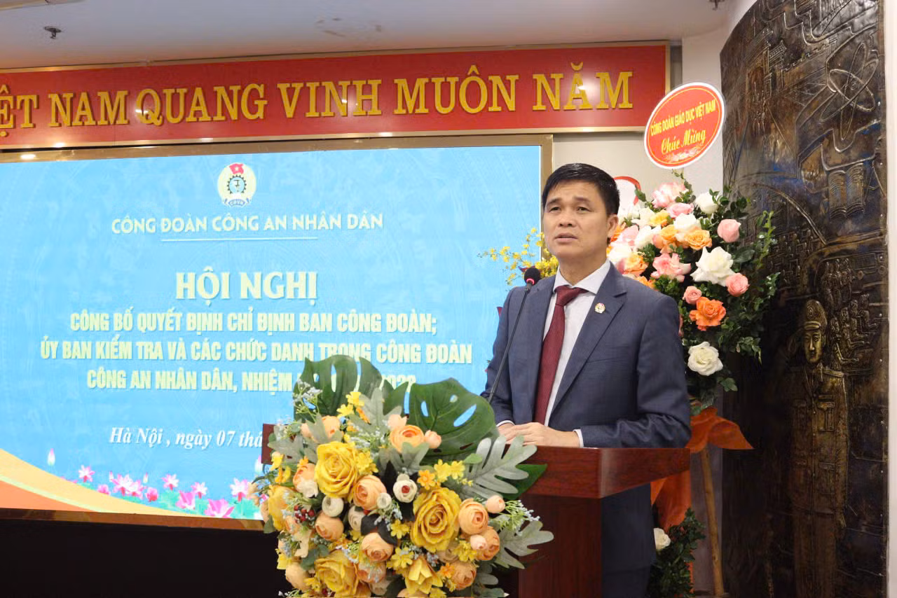Công bố quyết định chỉ định Ban Công đoàn và Ủy ban Kiểm tra Công đoàn CAND -0