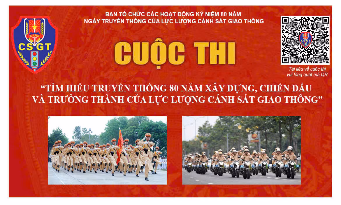 Phát động Cuộc thi “Tìm hiểu truyền thống 80 năm xây dựng, chiến đấu và trưởng thành của lực lượng CSGT” -0