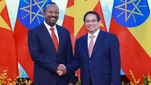 Thủ tướng Phạm Minh Chính hội đàm với Thủ tướng Ethiopia Abiy Ahmed Ali