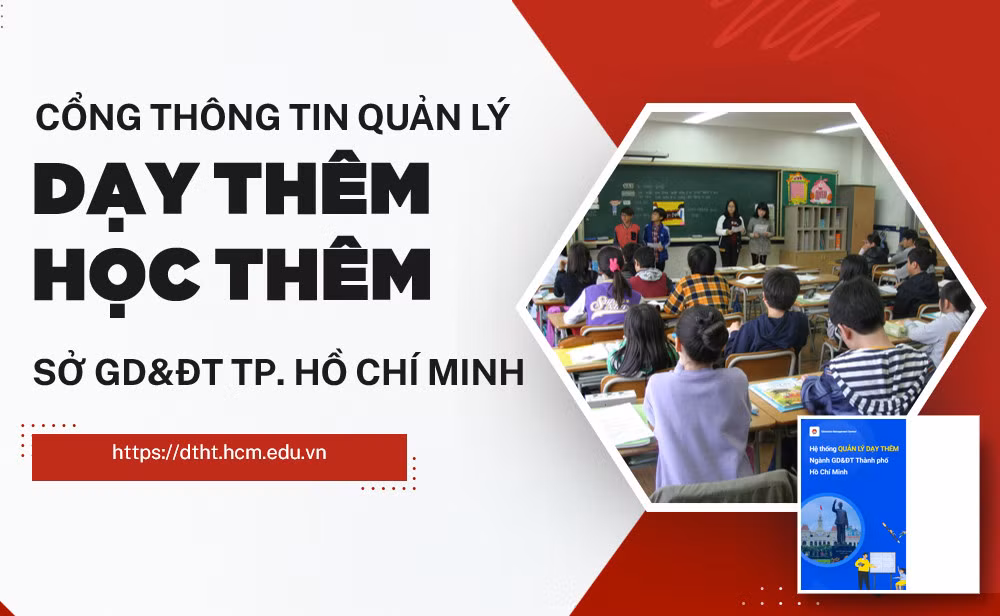 TP Hồ Chí Minh ra mắt cổng thông tin quản lý dạy thêm học thêm -0