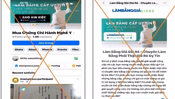 Cảnh báo về các dịch vụ giả mạo chứng chỉ hành nghề, giấy phép khám, chữa bệnh
