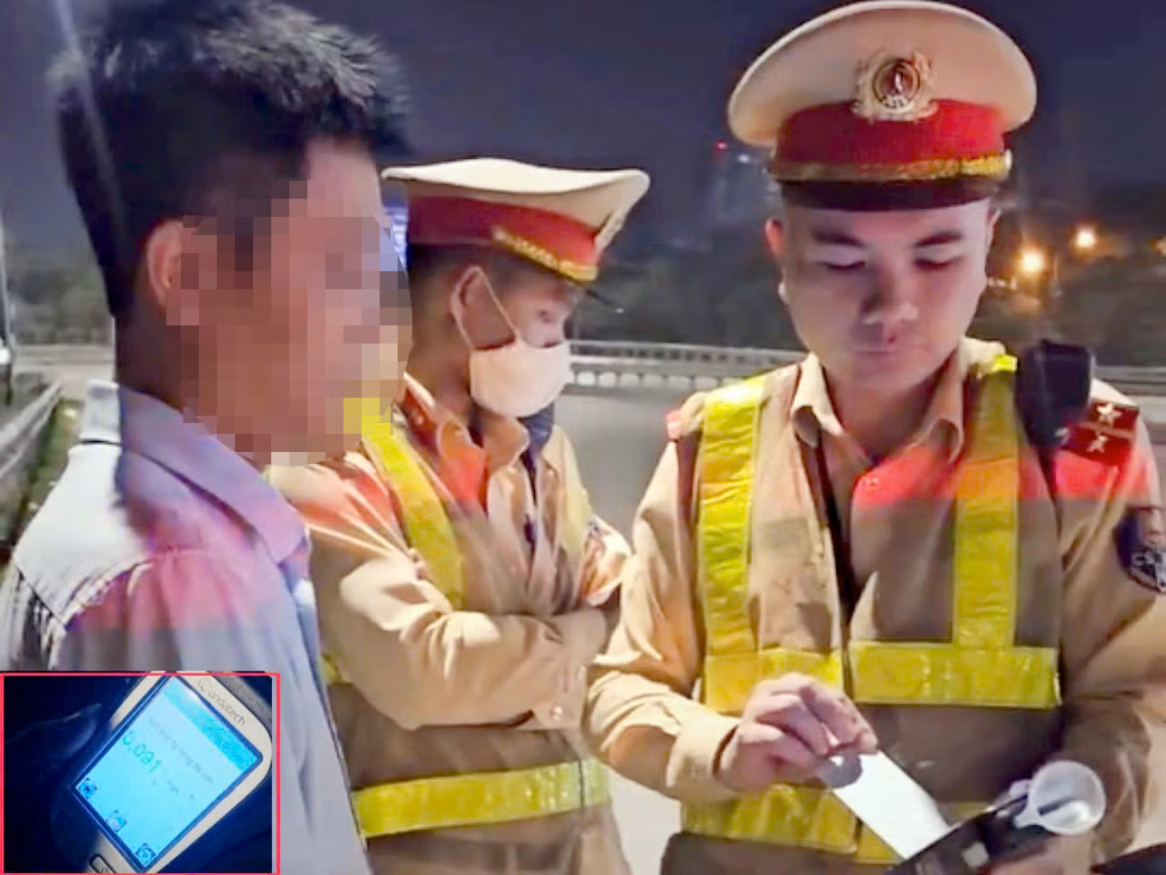 Liên tiếp phát hiện tài xế ô tô dính nồng độ cồn và ma túy -0