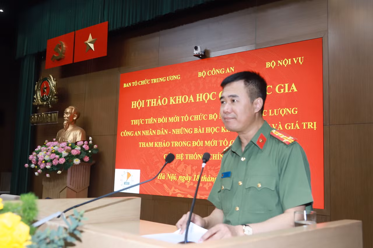 Lực lượng CAND đoàn kết, đồng lòng trong đổi mới, sắp xếp tổ chức bộ máy -1