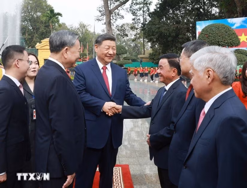 Lễ đón chính thức Tổng Bí thư, Chủ tịch nước Trung Quốc Tập Cận Bình -0