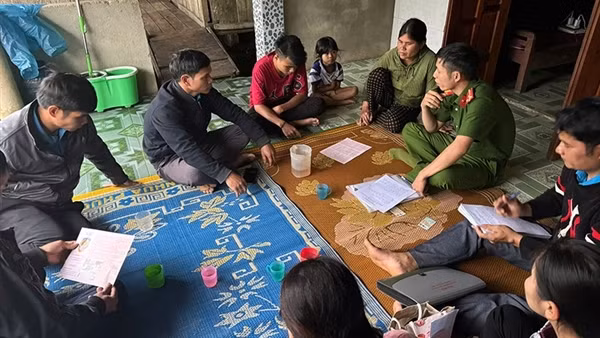 Công an xã giữ vững an ninh trật tự địa bàn giáp ranh
